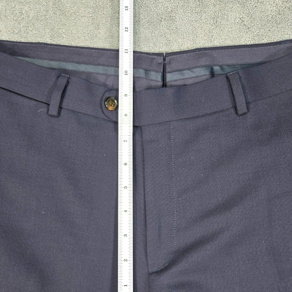 Suitsupply Dress Pants Mens 38 Navy Blue Excellent Wool Brescia Int. B4760IE - Picture 6 of 15